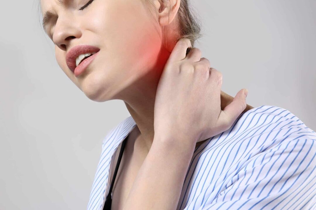 Dolor en la columna cervical. 